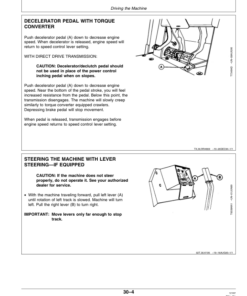 Alternative view of John Deere 450G, 550G, 650G Crawler Dozers Operator's Manuals (OMT163974)