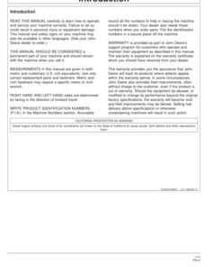 Alternative view of John Deere 653G Tracked Feller Bunchers Operator's Manuals (OMT165605)