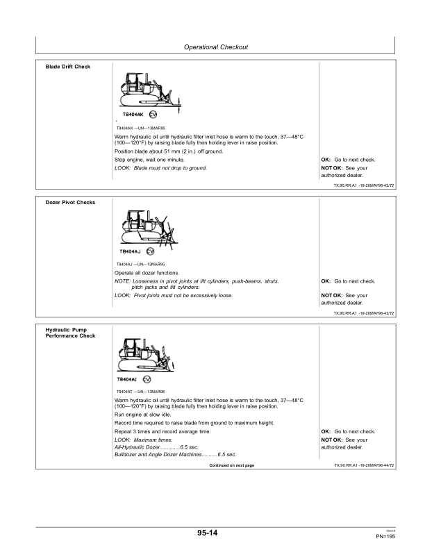 John Deere 750C, 850C Crawler Dozers Operator's Manuals (OMT165719) - Image 3