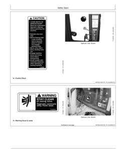 Alternative view of John Deere 310G Backhoes Operator's Manuals (OMT166698)