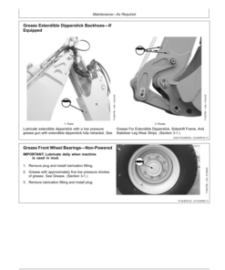 Alternative view of John Deere 710G Backhoes Operator's Manuals (OMT166897)