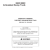 John Deere 350C, 400C Articulated Dump Trucks Operator's Manuals (OMT166947)