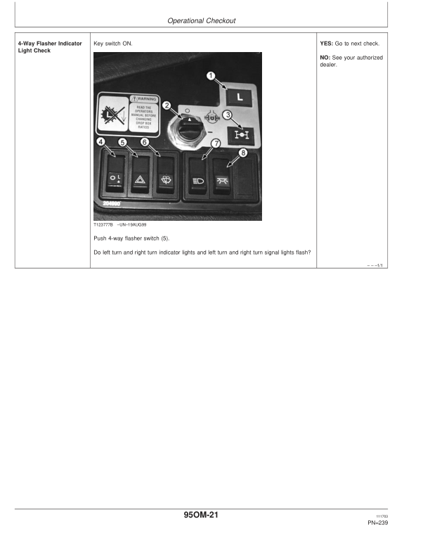 John Deere 350C, 400C Articulated Dump Trucks Operator's Manuals (OMT166947) - Image 3