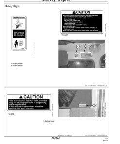 Alternative view of John Deere B25C Articulated Dump Trucks Operator's Manuals (OMT167174)