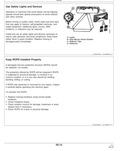 Alternative view of John Deere 644H, 644HMH Loaders Operator's Manuals (OMT180475)