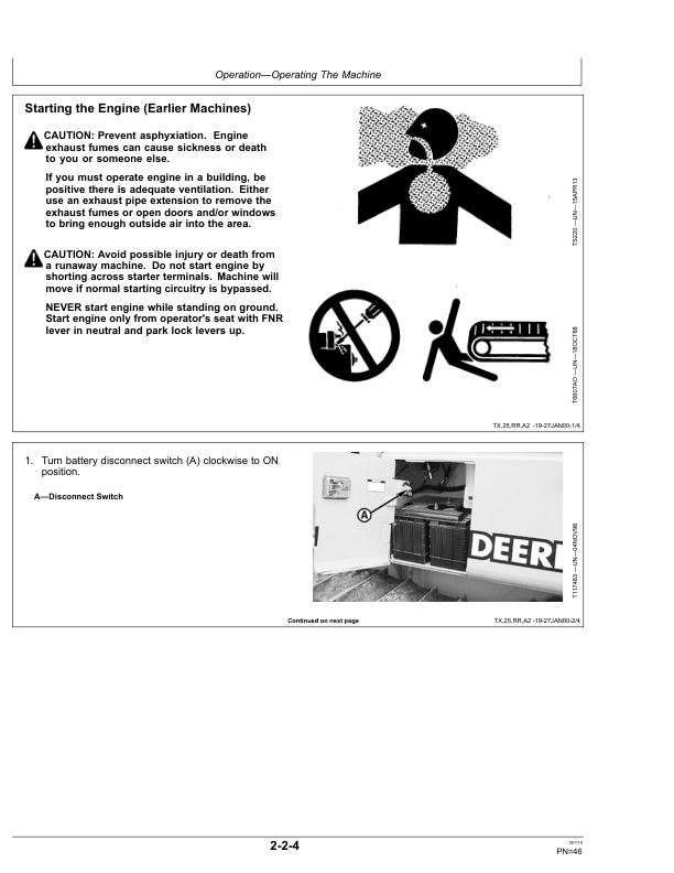 John Deere 450H, 550H, 650H Crawler Dozers Operator's Manuals (OMT182515) - Image 2