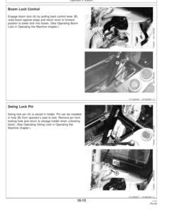 Alternative view of John Deere 410E Backhoes Operator's Manuals (OMT184380)