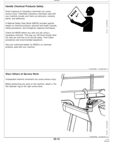 Alternative view of John Deere 230LC Excavators Operator's Manuals (OMT184910)
