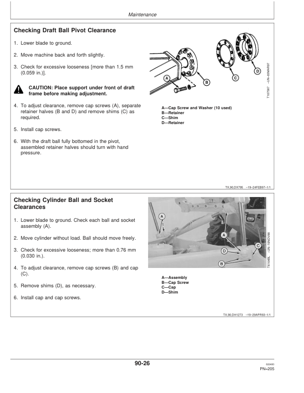 John Deere 670C, 670CH, 672CH Motor Graders Operator's Manuals (OMT184948) - Image 3