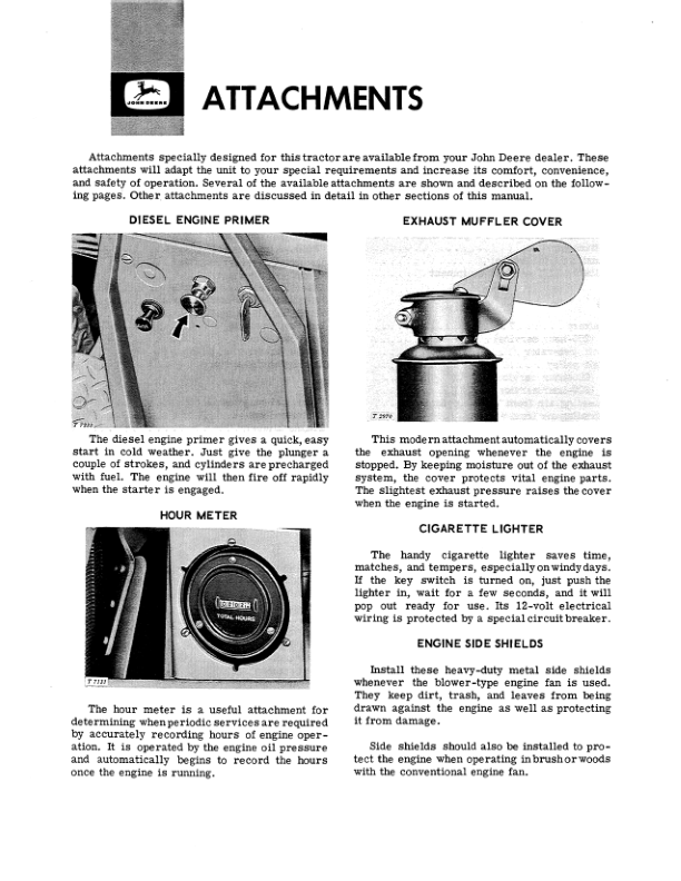 John Deere 1010 Crawlers Operator's Manuals (OMT18525) - Image 2
