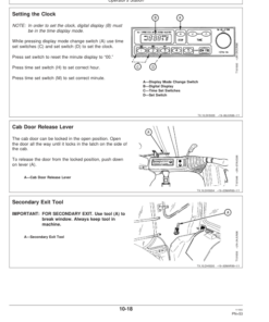 Alternative view of John Deere 450LC Excavators Operator's Manuals (OMT185411)