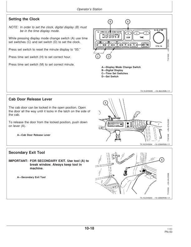 John Deere 450LC Excavators Operator's Manuals (OMT185411) - Image 2
