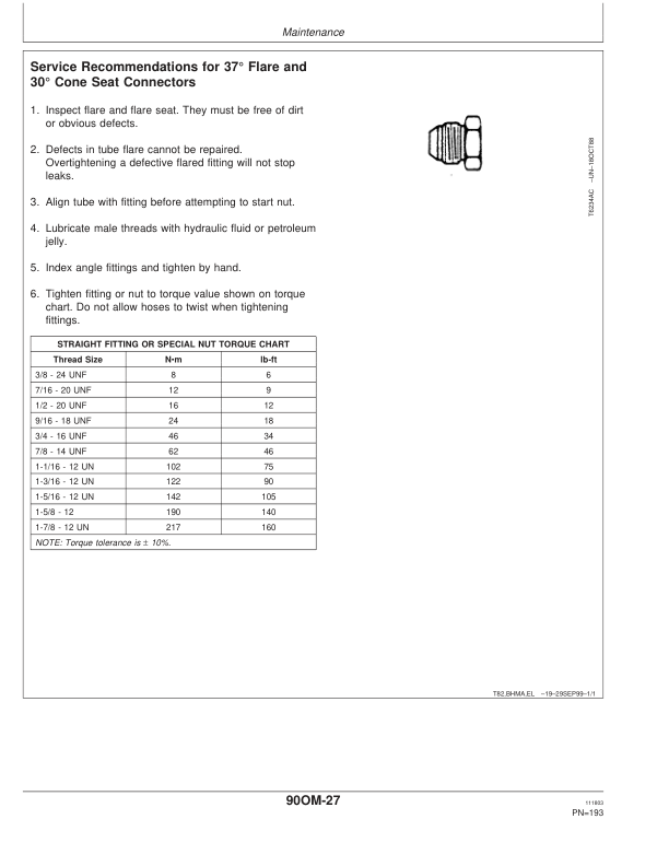 John Deere 110 Excavators Operator's Manuals (OMT185531) - Image 3