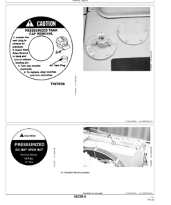 Alternative view of John Deere 110 Excavators Operator's Manuals (OMT185531)