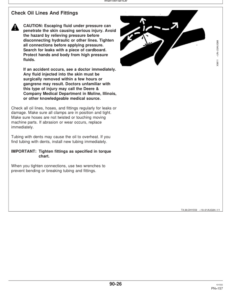 Alternative view of John Deere 653G Tracked Feller Bunchers Operator's Manuals (OMT185542)