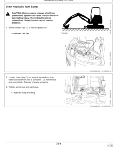 Alternative view of John Deere 17ZTS Excavators Operator's Manuals (OMT185582)