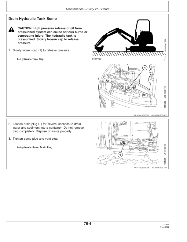 John Deere 17ZTS Excavators Operator's Manuals (OMT185582) - Image 2