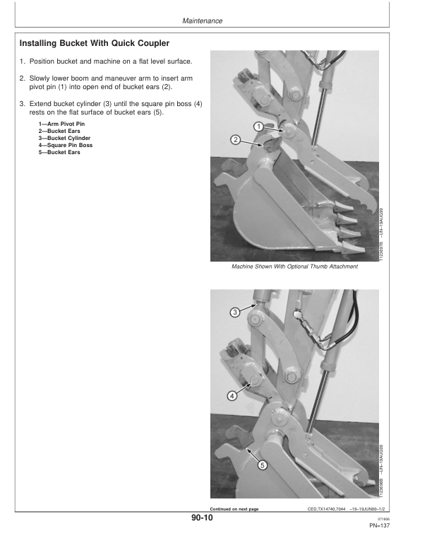 John Deere 17ZTS Excavators Operator's Manuals (OMT185582) - Image 3