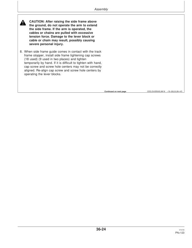 John Deere 550LC Excavators Operator's Manuals (OMT185899) - Image 3