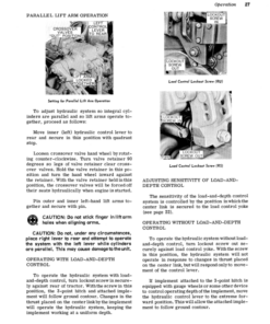 Alternative view of John Deere 1010 Series Tractors Operator's Manual (OMT18593)
