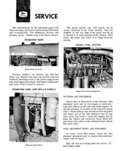 Alternative view of John Deere 1010 Tractors Operator's Manuals (OMT18593)