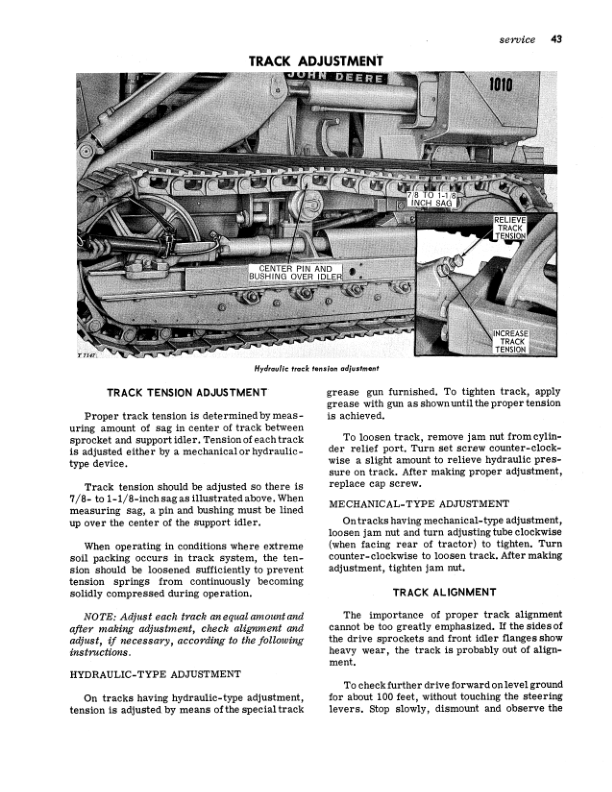 John Deere 1010 Crawler Loader (031001-) Operator's Manual (OMT18595) - Image 2