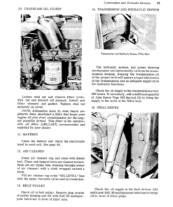 Alternative view of John Deere 2010 Row Crop Utility Tractors (029001-) Operator's Manual (OMT18596)