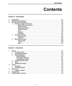 Alternative view of John Deere 535 Knuckleboom Loader Operator's Manuals (OMT186071)