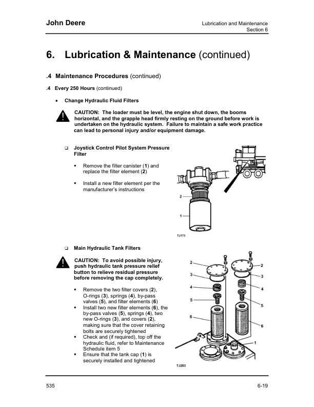John Deere 535 Knuckleboom Loader Operator's Manuals (OMT186071) - Image 3
