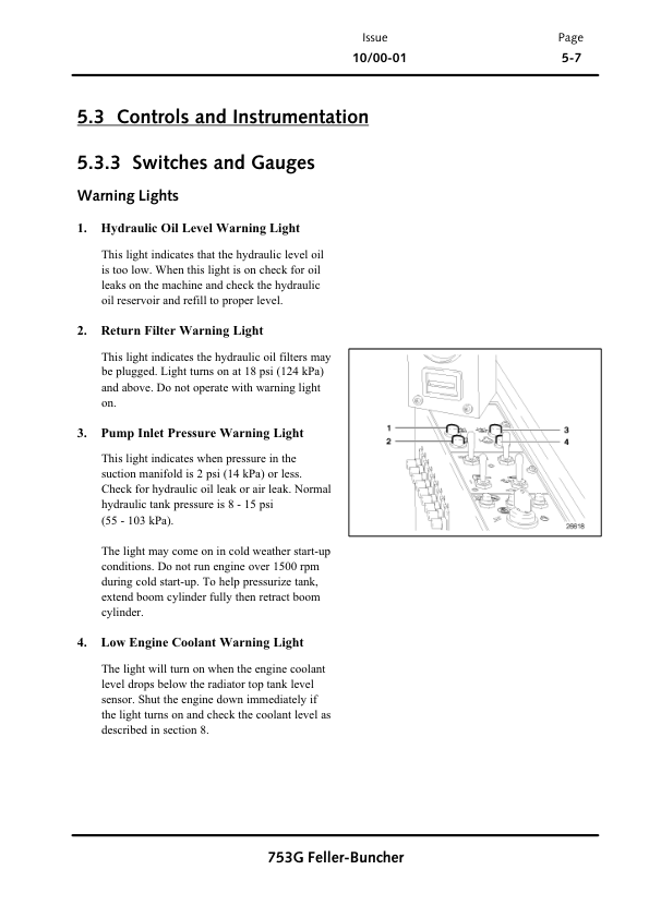 John Deere 753G Tracked Feller Bunchers Operator's Manuals (OMT186072) - Image 2