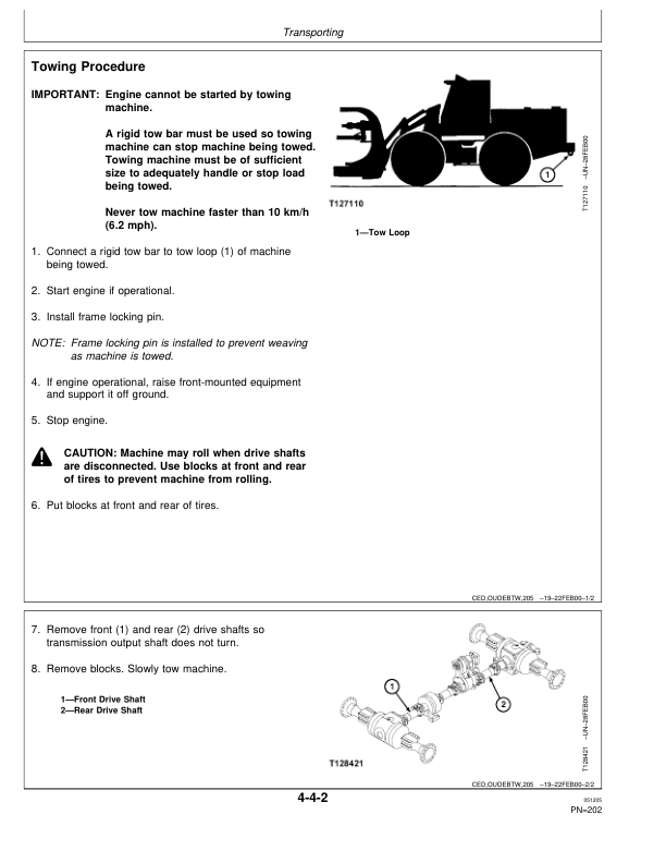 John Deere 643H, 843H, 740, 840 Wheeled Feller Bunchers Operator's Manuals (OMT186093) - Image 3