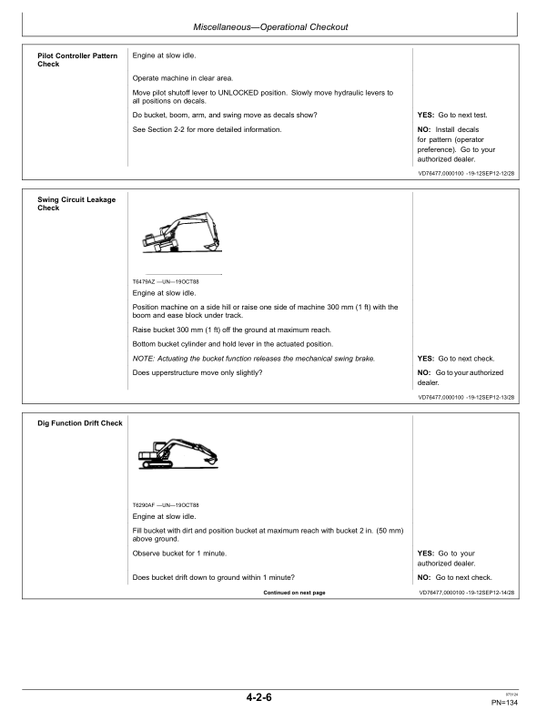 John Deere 230CLC, 200CLC, 270CLC Excavators Operator's Manuals (OMT187348) - Image 3
