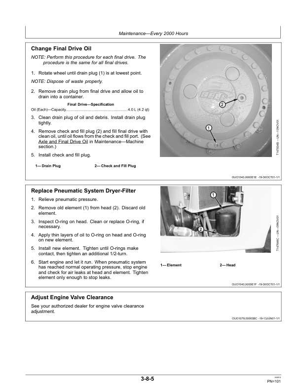 John Deere 250D, 300D Articulated Dump Trucks Operator's Manuals (OMT187892) - Image 3