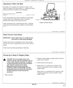 Alternative view of John Deere 50CZTS Excavators Operator's Manuals (OMT190903)