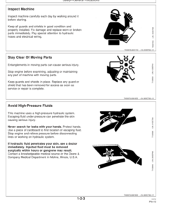 Alternative view of John Deere 624H, TC62H, TC 624HLL Loaders Operator's Manuals (OMT195360)