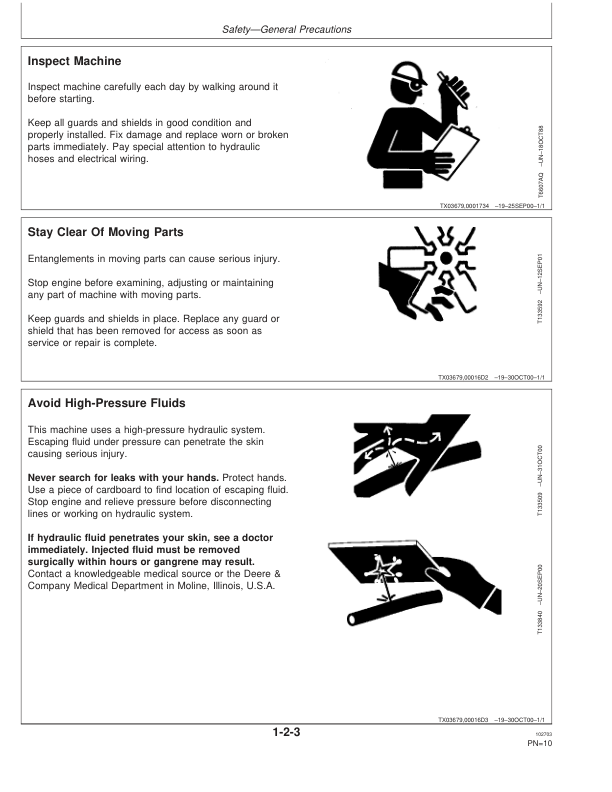 John Deere 624H, TC62H, TC 624HLL Loaders Operator's Manuals (OMT195360) - Image 2