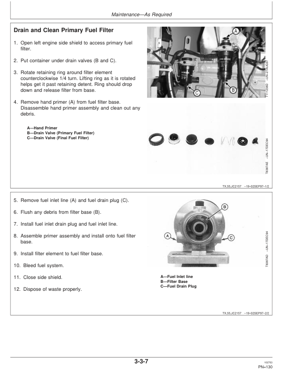 John Deere 624H, TC62H, TC 624HLL Loaders Operator's Manuals (OMT195360) - Image 3