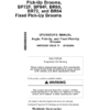 John Deere BA72, BA84, BP72, BP84, BP72F, BP84F, BR72, BR84, BR60 Attachments Operator's Manuals (OMT203587)