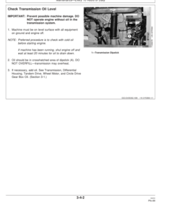 Alternative view of John Deere 670CII, 670CHII, 672CHII, 770CII, 770CHII, 772CHII Motor Graders Operator's Manuals (OMT204247)