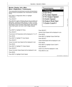 Alternative view of John Deere 844J Loaders Operator's Manuals (OMT207807)