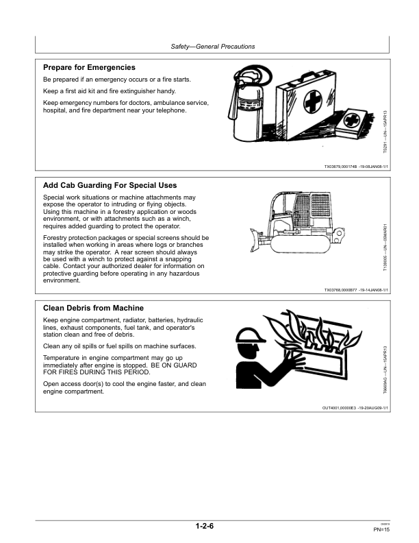 John Deere 700J Crawler Dozers Operator's Manuals (OMT211725) - Image 2