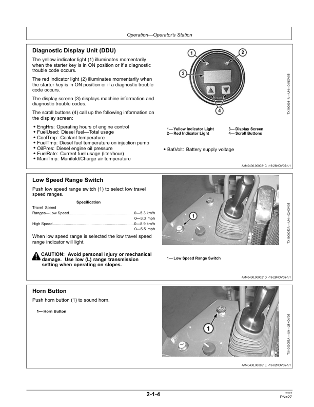 John Deere 605C Crawler Loaders Operator's Manuals (OMT217598) - Image 2