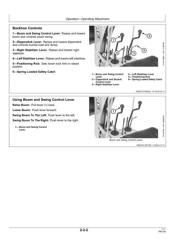 John Deere BH7, BH8, BH9, BH11 Utility Backhoes Operator's Manuals (OMT217884) - Image 2