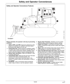 Alternative view of John Deere 850J Crawlers Operator's Manuals (OMT224252)