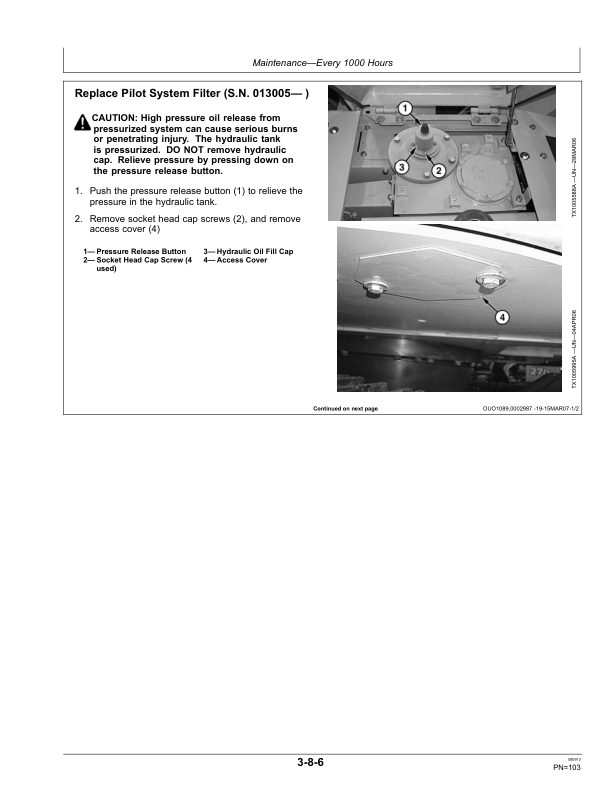 John Deere 75C Excavators Operator's Manuals (OMT224273) - Image 3