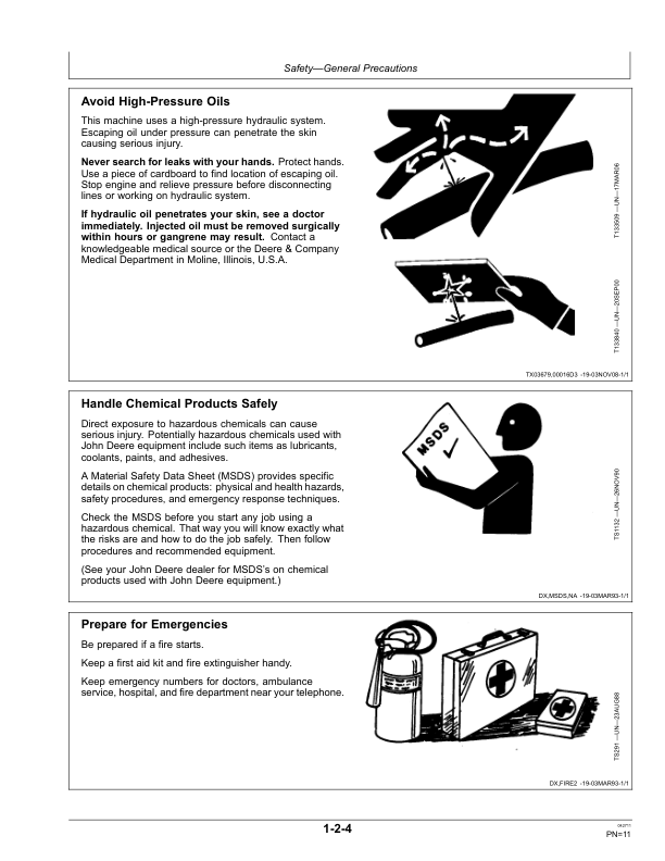 John Deere HB60, HB85 Hydraulic Breakers Operator's Manuals (OMT226807) - Image 2
