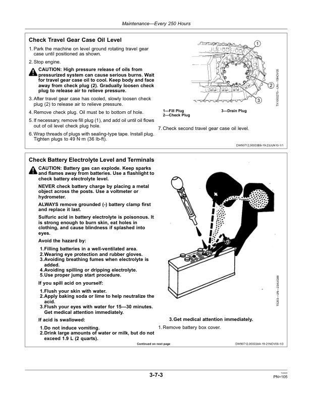 John Deere 225DLC Excavators Operator's Manuals (OMT226914) - Image 2