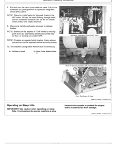 Alternative view of John Deere 750J Crawler Dozers Operator's Manuals (OMT227146)