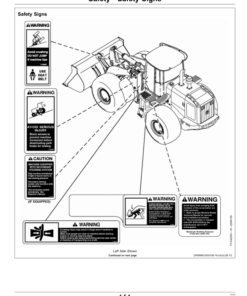 Alternative view of John Deere 644K Loaders Operator's Manuals (OMT227998)