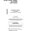 John Deere CP12C, CP18C, CP24C, CP30C Worksite Pro Attachments Operator's Manuals (OMT229749)